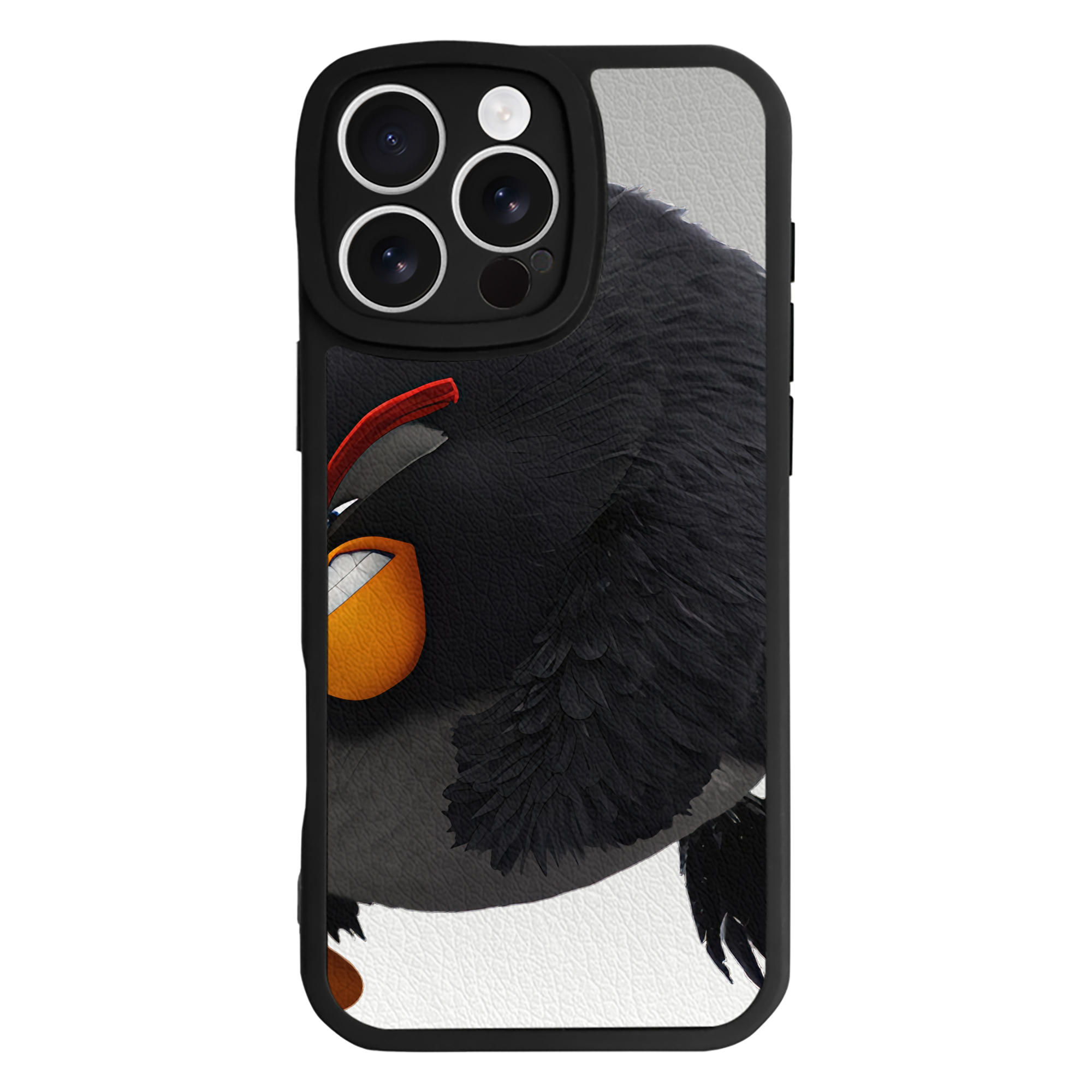 （画像用） Angry Birds アングリーバード 【iPhone 16シリーズ対応】シリコンスマホケース（レザー調） 材質：シリコン